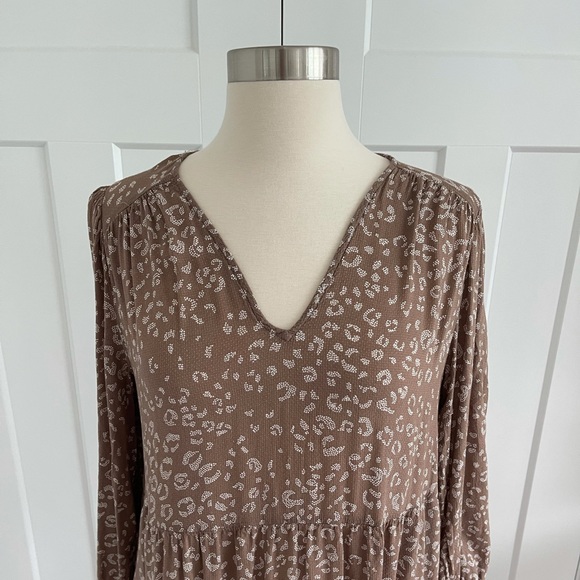 A new day Animal Print Spring Dress Size Small - Picture 2 of 3